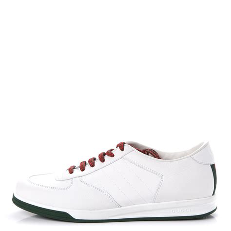 gucci calfskin air mesh web sneakers 37.5|GUCCI Calfskin Web Pearl Studded Womens Ace Sneakers 37.5 .